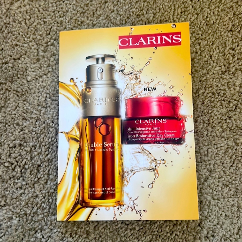 Clarins sample